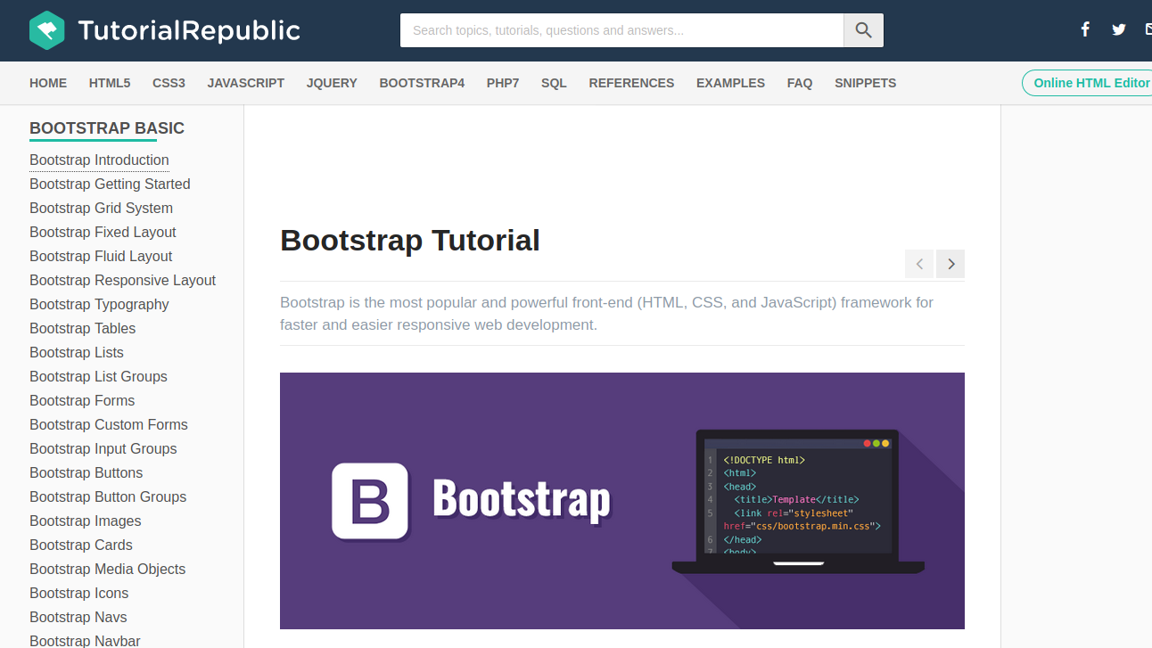 Tutorial sobre Bootstrap